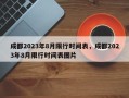 成都2023年8月限行时间表，成都2023年8月限行时间表图片