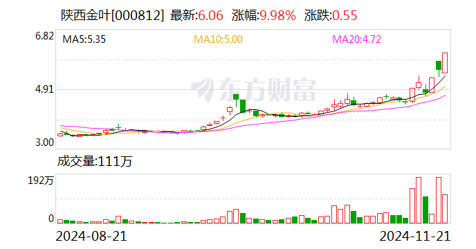 3天2板陕西金叶：公司实控人袁汉源近来
因相关事项被公安机关指定居所监视居住-第1张图片-静柔生活网