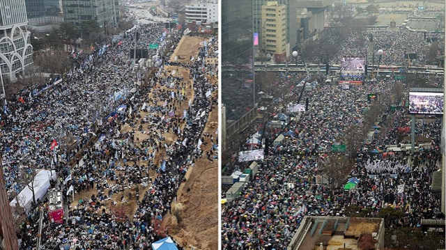 尹锡悦获释第二天，韩国大批民众在首尔市中心集会，组织方预计10万人参加-第1张图片-静柔生活网